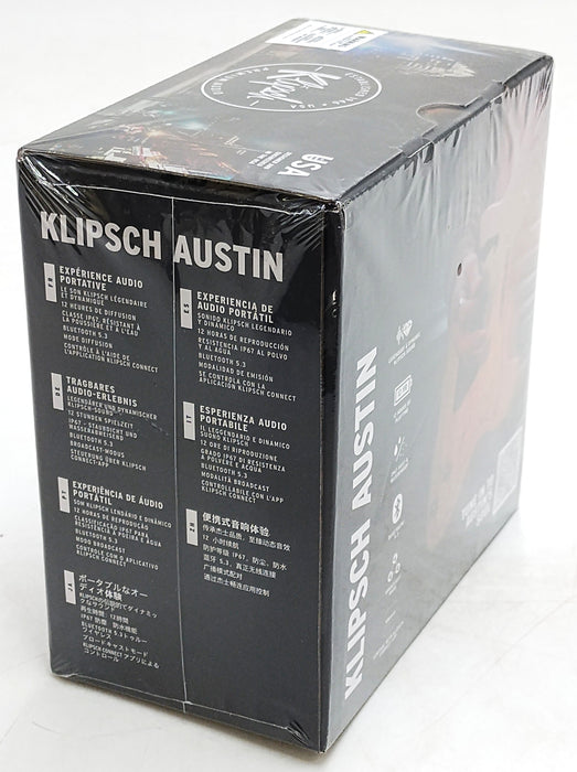 Klipsch Austin Portable Bluetooth Speaker - Black