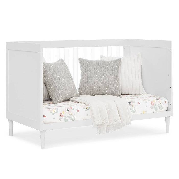Delta Children Bowie 4-in-1 Convertible Crib - Greenguard Gold Certified - Bianca White (LOCAL PICKUP ONLY)