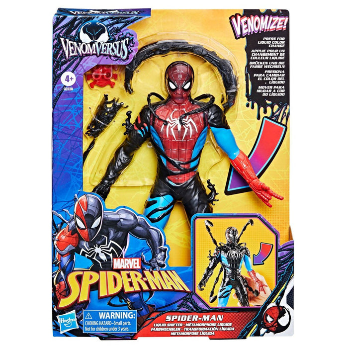 Marvel Spider-Man Venom vs Spider-Man Liquid Shifter Action Figure