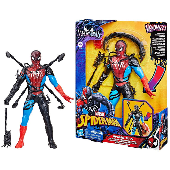 Marvel Spider-Man Venom vs Spider-Man Liquid Shifter Action Figure