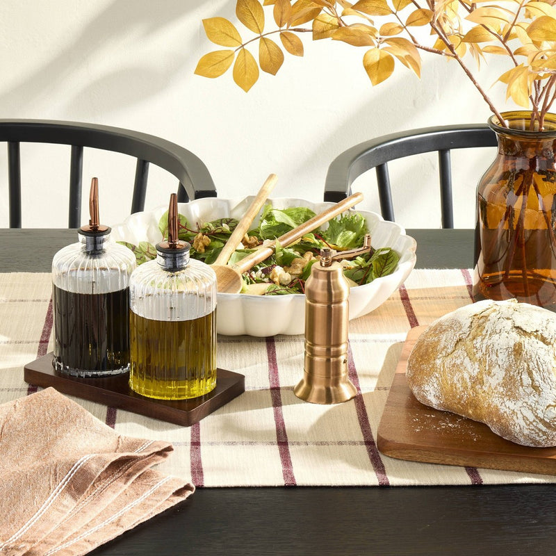 Short Salt and Pepper Crank Grinder Copper Finish - Hearth & Hand with Magnolia: Farmhouse Style, Stainless Steel, 5.24"