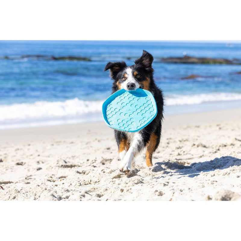 Project Hive Pet Company Soothing Vanilla Disc and Reversible Lick Mat Interactive Dog Toy - Blue