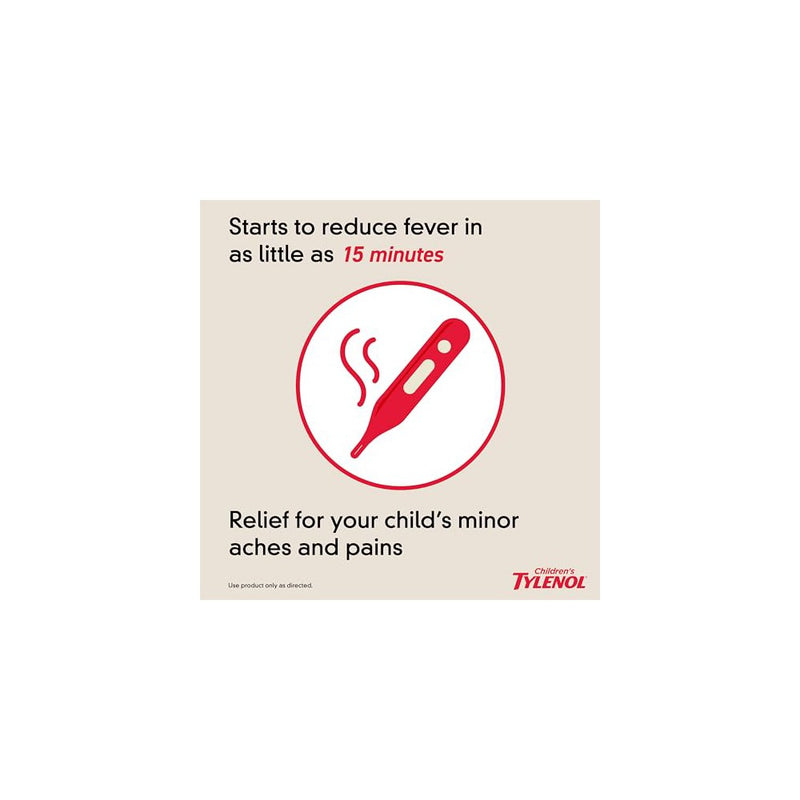 Tylenol Children's Oral Suspension, Cold+ Cough + Sore Throat, Bubblegum, 4 fl oz