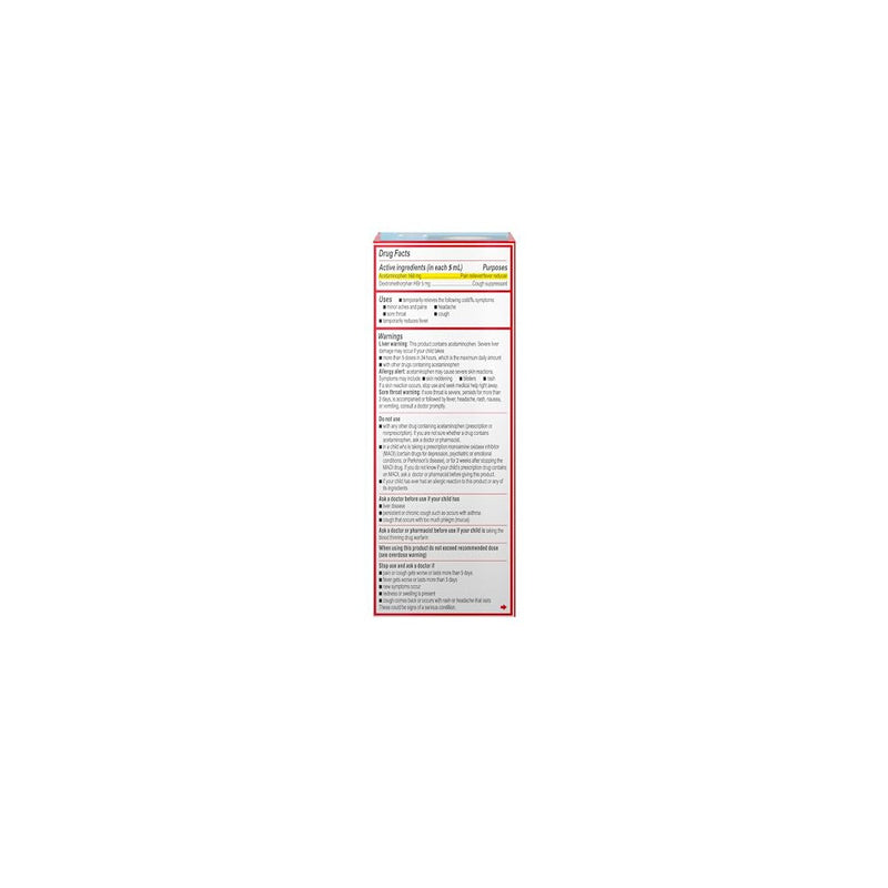 Tylenol Children's Oral Suspension, Cold+ Cough + Sore Throat, Bubblegum, 4 fl oz