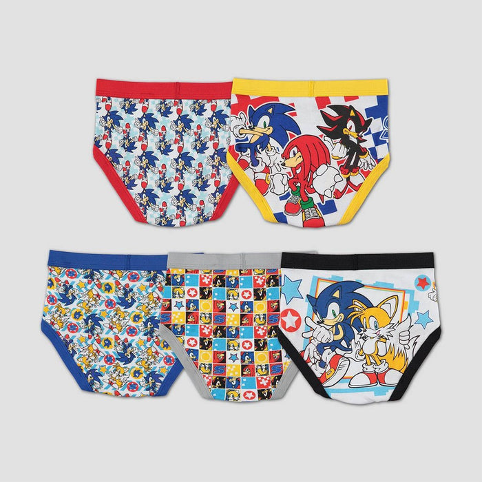 Boys' Sonic the Hedgehog 5pk Briefs - 6