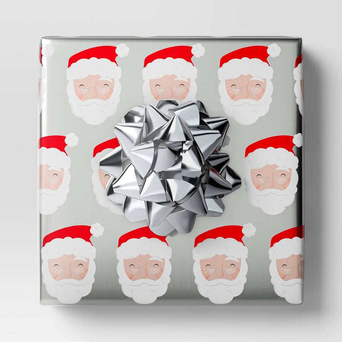 Giant Christmas Decorative Bow Silver - Wondershop