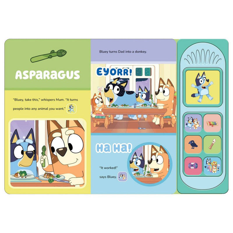 Bluey: Let's Play Games! Sound Book - by Pi Kids (Board Book)
