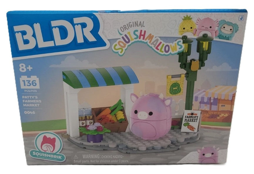 Squishmallows Patty's Farmers Market Building Set - 136pc