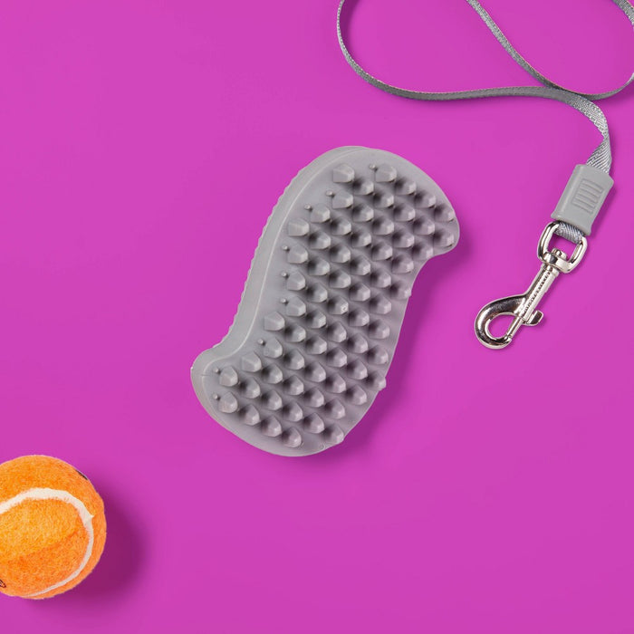 Dog Grooming Hand Rubber Brush - up&up