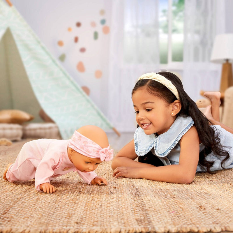 BABY Born Learn to Walk Baby Doll Olivia - Gray Green Eyes