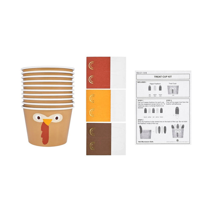 Thanksgiving 10ct Turkey Treat Cups - Spritz