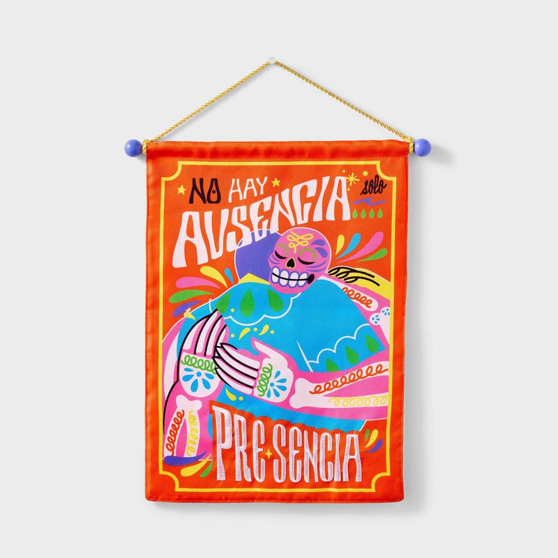 18.5" Dia de Muertos Reversible Wall Banner