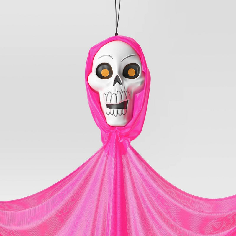 65" Black Light Responsive Pink Ghoul Halloween Decorative Prop - Hyde & EEK! Boutique: Indoor/Outdoor Decor