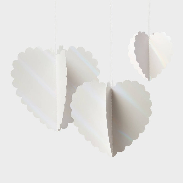 8ct Heart Multipack Valentine's Day Hanging Decor - Spritz