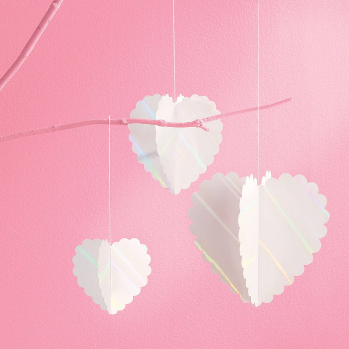8ct Heart Multipack Valentine's Day Hanging Decor - Spritz