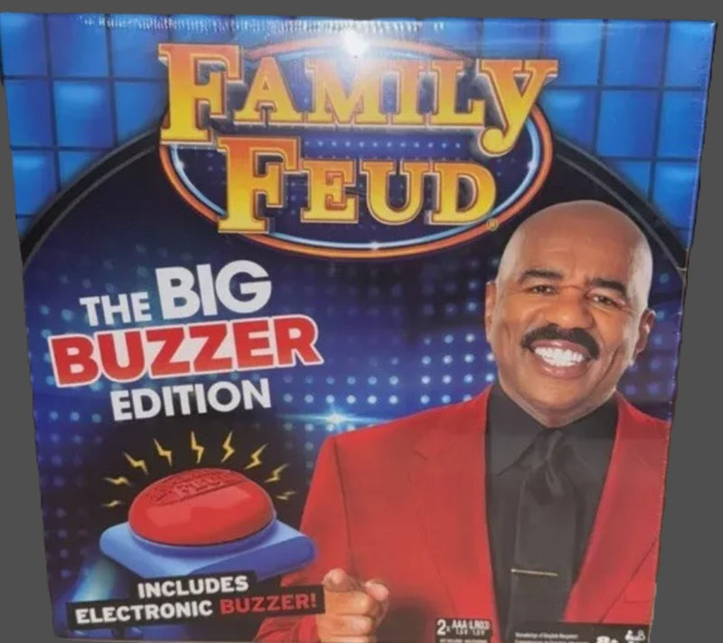 Family Feud The Big Buzzer Edition Party Card Game