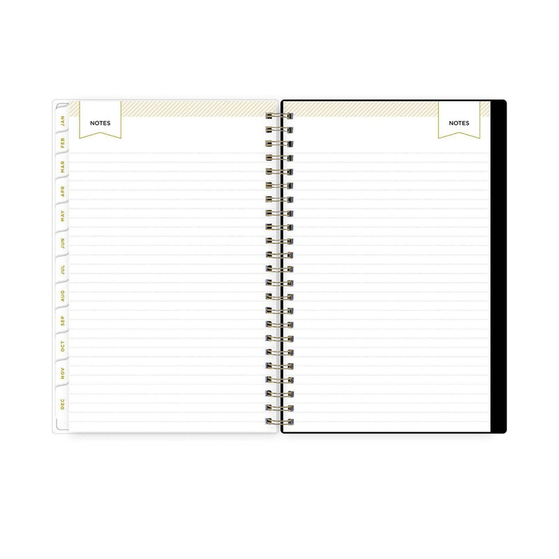 Day Designer 2025 Weekly/Monthly Planner 8.15"x5.91" Wirebound Rose Garden