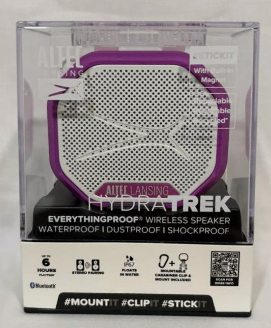 Altec Lansing HydraTrek Bluetooth Speaker - Purple