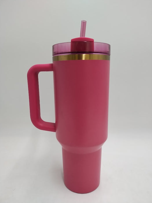 Stanley Starbucks Exclusive Berry Pink Glitter 40oz Tumbler