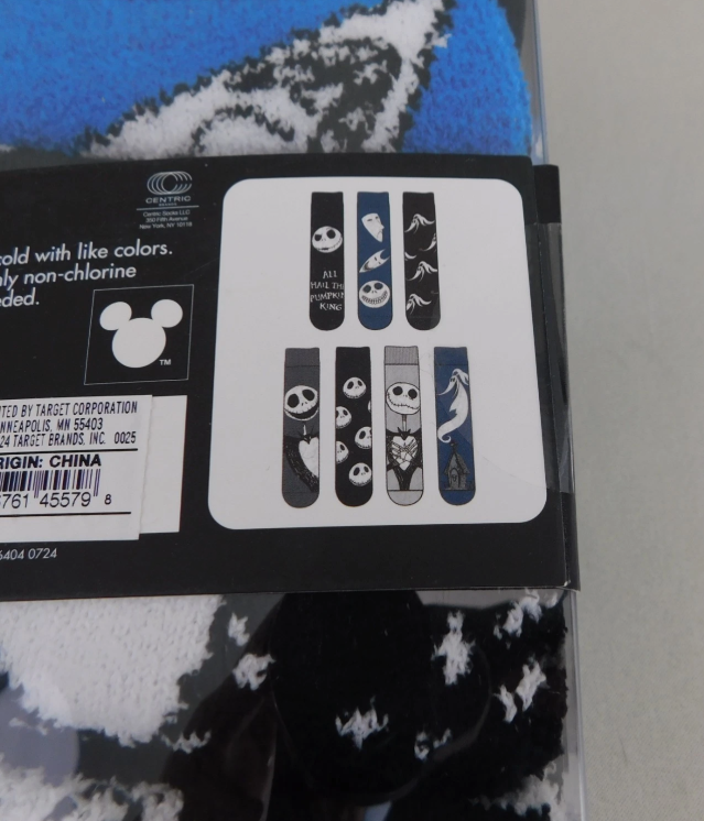 Men's The Nightmare Before Christmas 7 Days of Cozy Crew Socks - 6-12