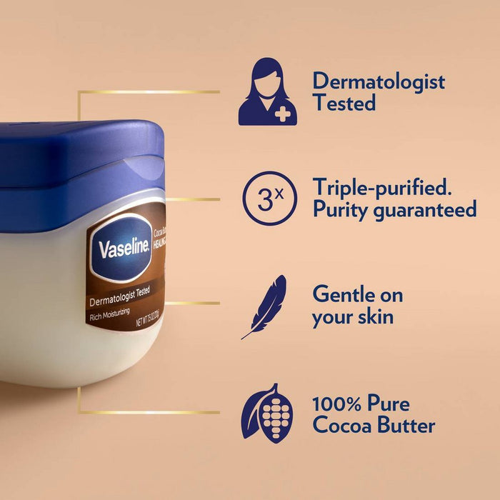 Vaseline Cocoa Petroleum Jelly - 13oz