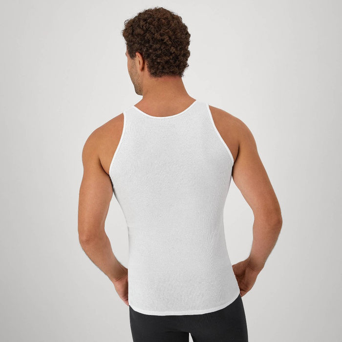 Hanes Men's 6pk Tanks - White L