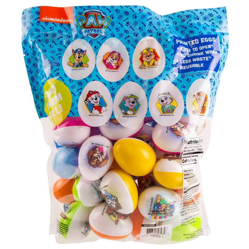 PAW Patrol Easter Mix 36Ct Eggs with Candy & Stickers - 4.27oz