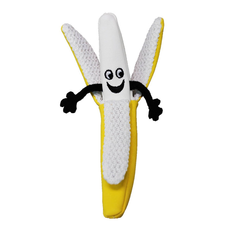 KONG Better Buzz Banana Crinkle Kick & Play Durable Catnip Cat Toy