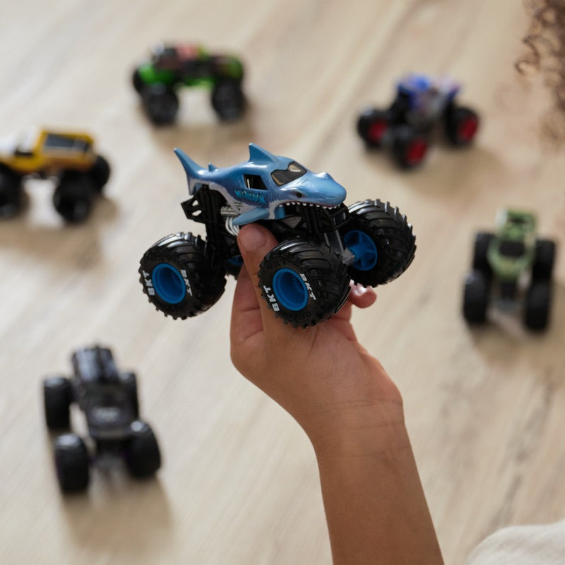 Monster Jam Megalodon Die Cast Monster Truck with Trading Card
