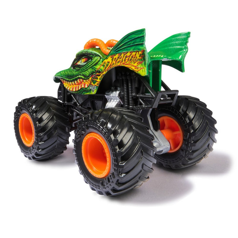 Monster Jam Dragon Die Cast Monster Truck with Trading Card