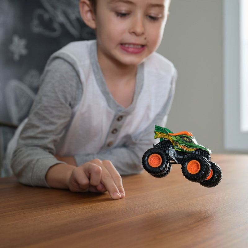 Monster Jam Dragon Die Cast Monster Truck with Trading Card
