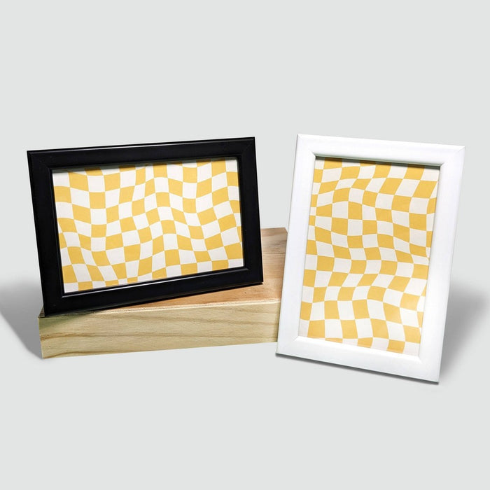 Harbortown 3pk 4"x6" Soft Linear Profile Mini Picture Frames Matte Black