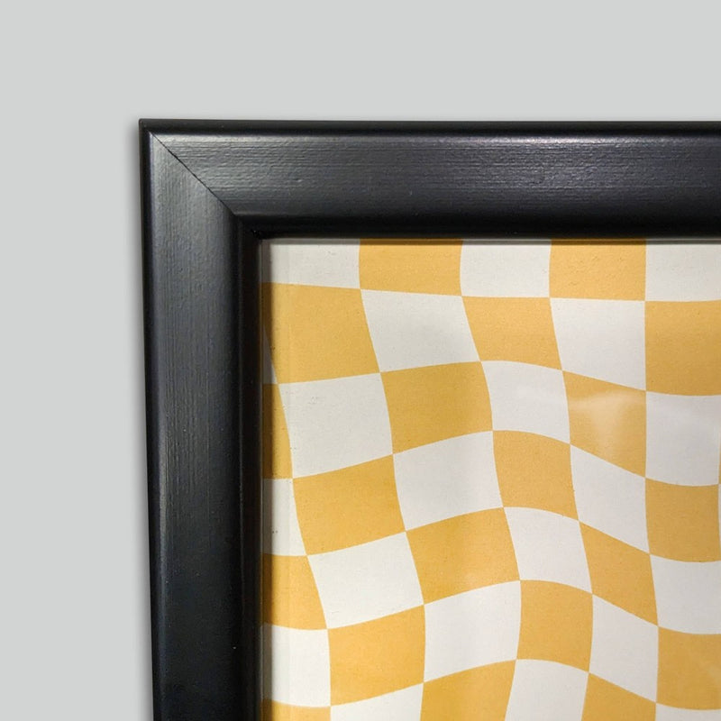 Harbortown 3pk 4"x6" Soft Linear Profile Mini Picture Frames Matte Black