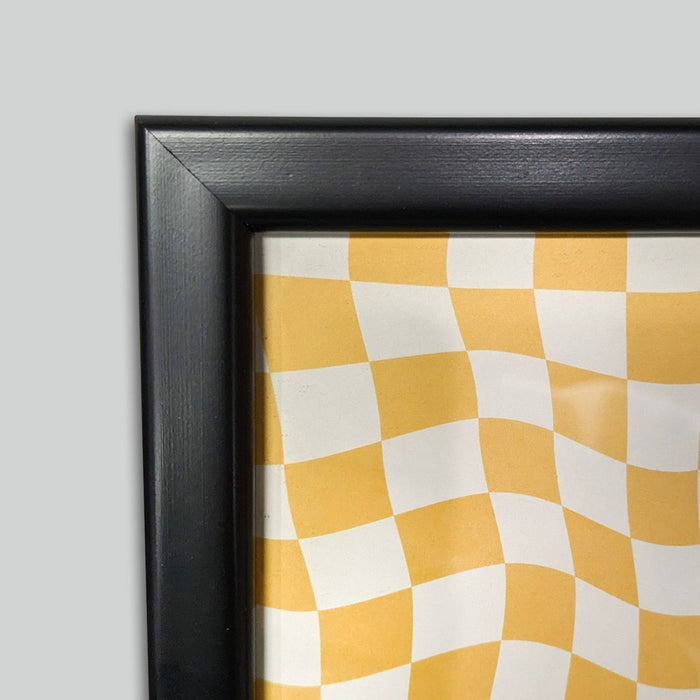 Harbortown 3pk 4"x6" Soft Linear Profile Mini Picture Frames Matte Black