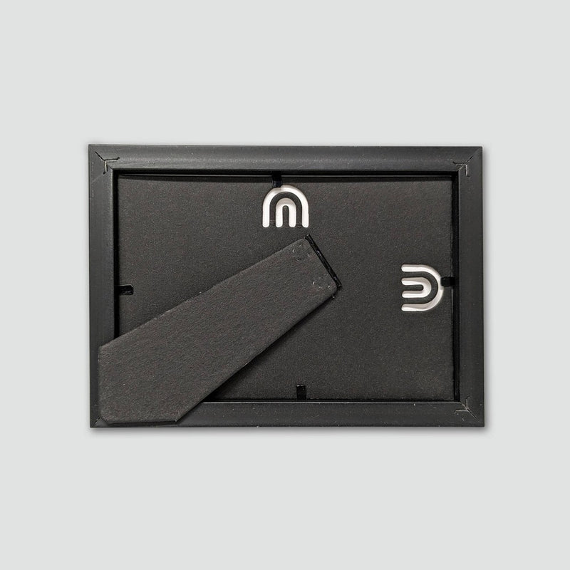 Harbortown 3pk 4"x6" Soft Linear Profile Mini Picture Frames Matte Black