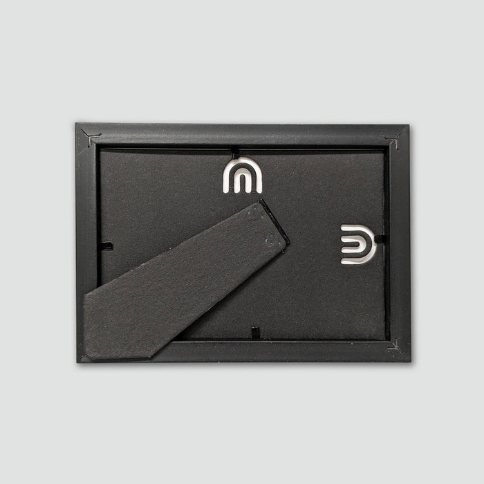 Harbortown 3pk 4"x6" Soft Linear Profile Mini Picture Frames Matte Black