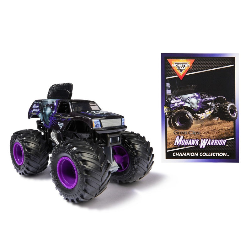Monster Jam Mohawk Warrior Die Cast Monster Truck with Trading Card
