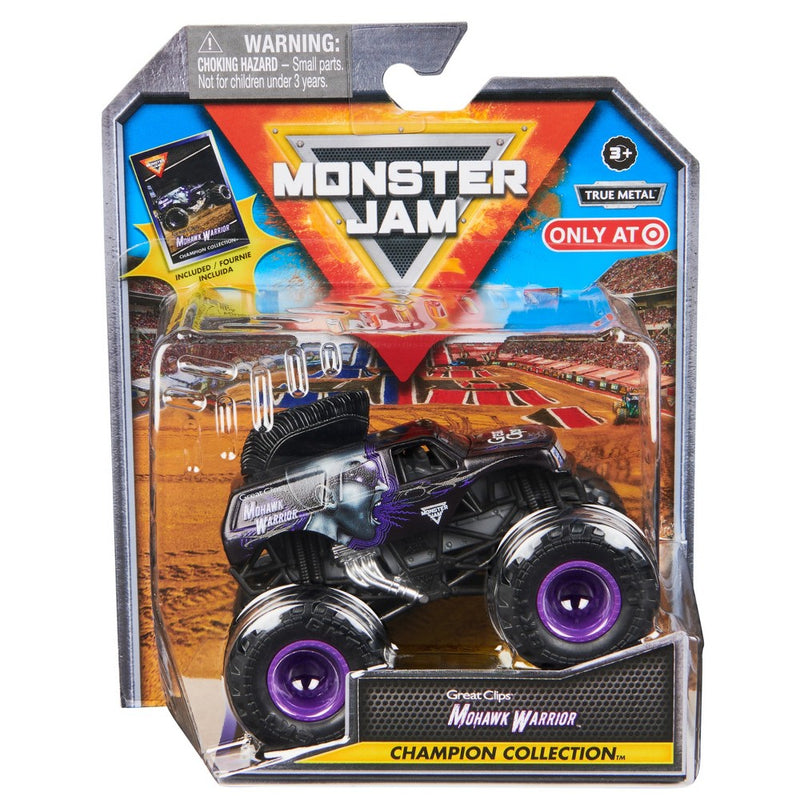 Monster Jam Mohawk Warrior Die Cast Monster Truck with Trading Card