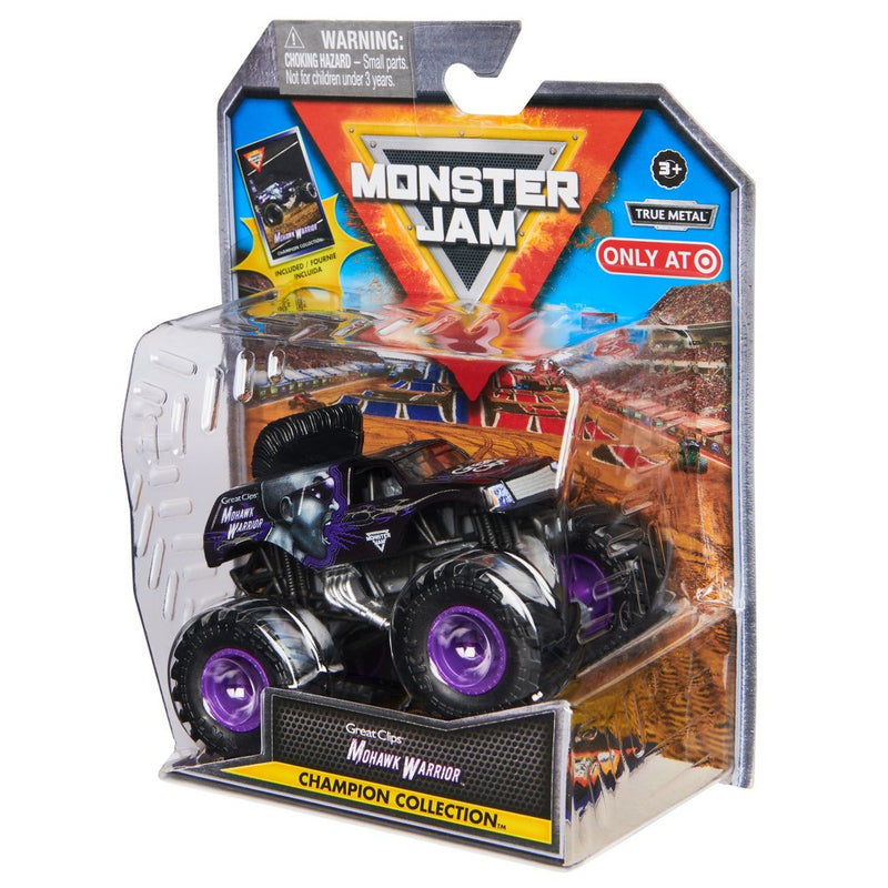 Monster Jam Mohawk Warrior Die Cast Monster Truck with Trading Card