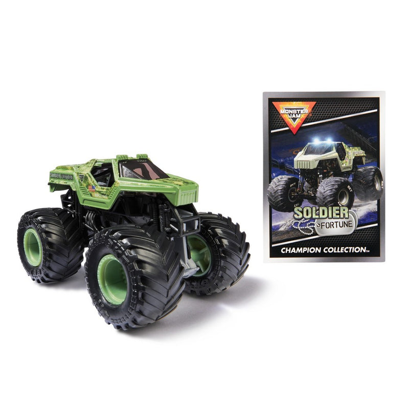 Monster Jam Soldier Fortune Die Cast Monster Truck with Trading Card