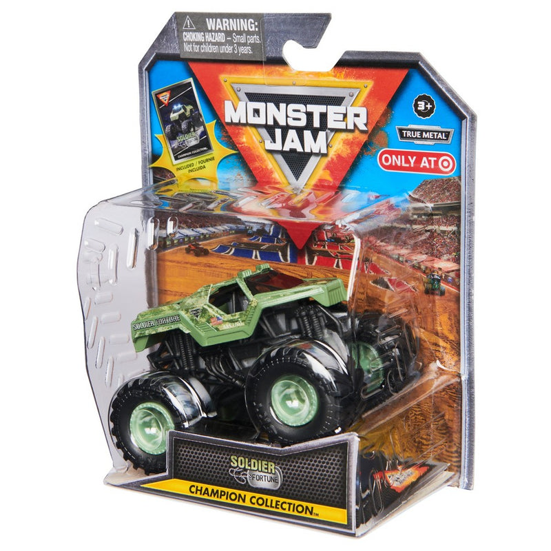 Monster Jam Soldier Fortune Die Cast Monster Truck with Trading Card