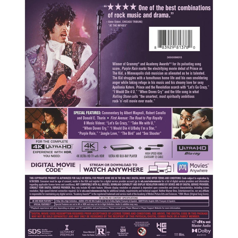 Purple Rain (4K/UHD)