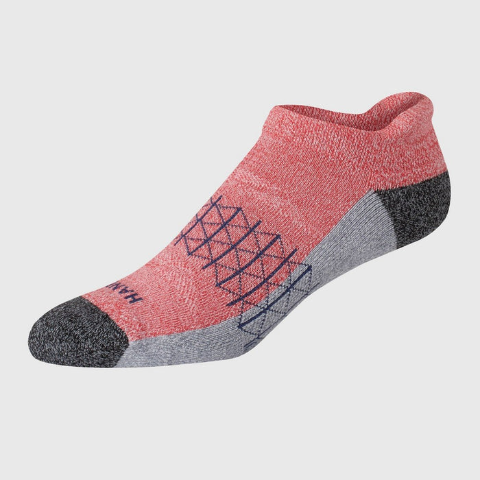Hanes Men's 3pk Absolute Active Cushioned Heel Shield Socks - White/Gray/Red 6-12