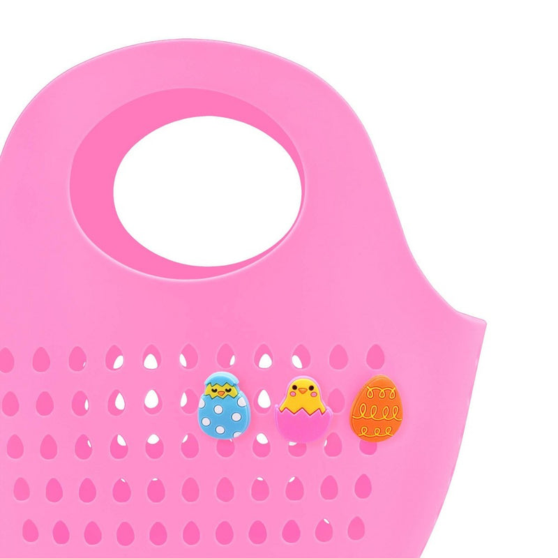 Plastic Decorative Basket Pink - Bullseye's Playground