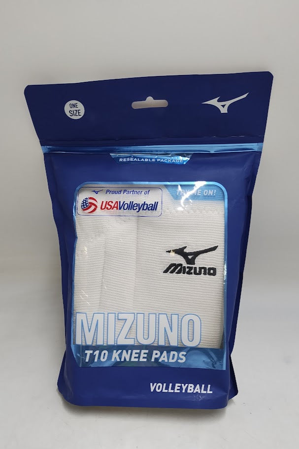 Mizuno T10 Plus Knee Pad 2pc - White