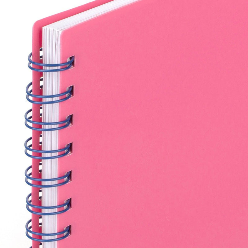 Mead Color Pop LG WM Planner January 2025 - March 2026 Flamingo Pink with Electric Indigo Accents