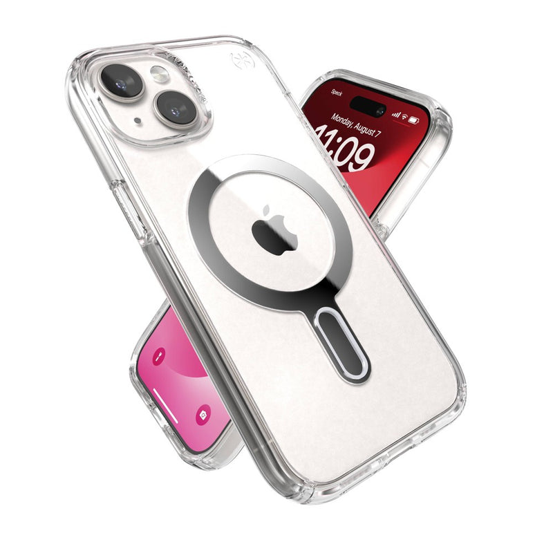 Speck Apple iPhone 16e/iPhone 15/iPhone 14/iPhone 13 Presidio Perfect Clear Case with MagSafe