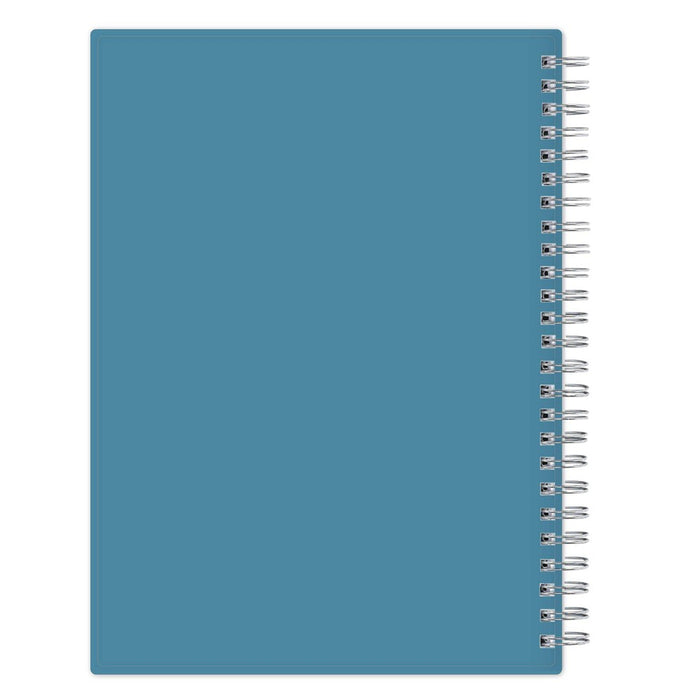 BlueSky 2025 Weekly/Monthly Planner with Notes 8.78"x6.73" Wirebound Oxford Blue: Adult Stationery, January-December
