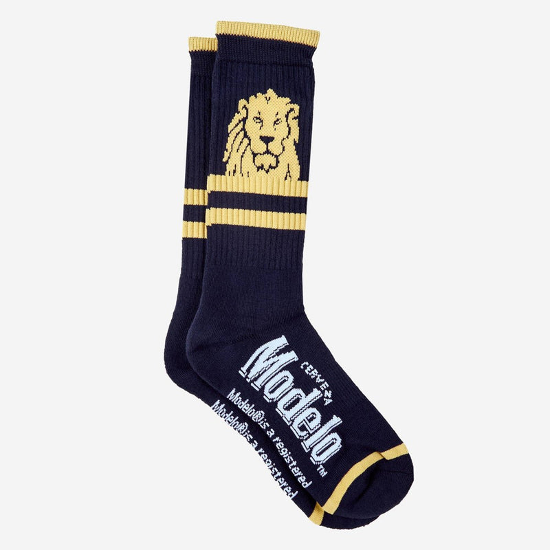 Men's Modelo Especial Athletic Crew Socks - Blue 6-12