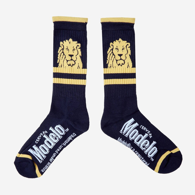 Men's Modelo Especial Athletic Crew Socks - Blue 6-12